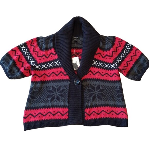 NWT Style & Co Christmas Holiday Fair Isle Sweater - Picture 1 of 7